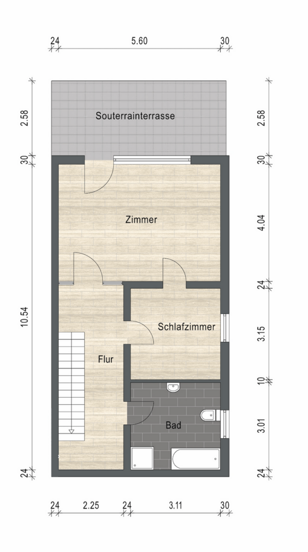 Grundriss Souterrain