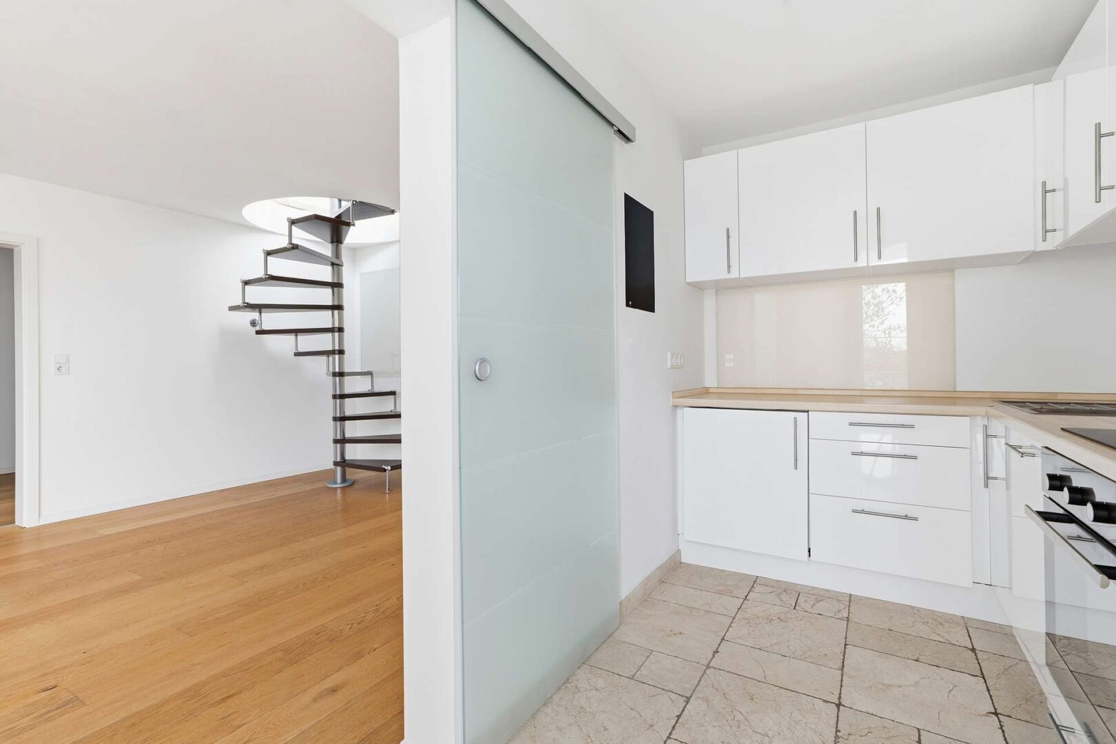 Blickachse Küche / Wohnbereich